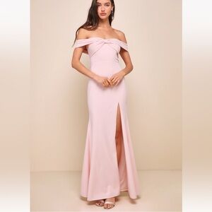 Brand new lulus pink gown